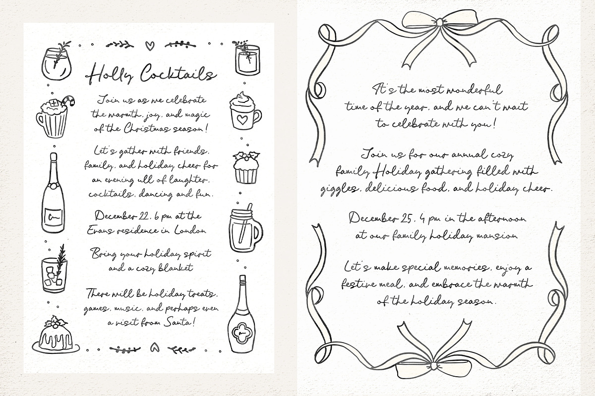 447 Whimsical Christmas Bundle, a Seasonal Illustration by Pink Coffie (Photo 9 of 10)