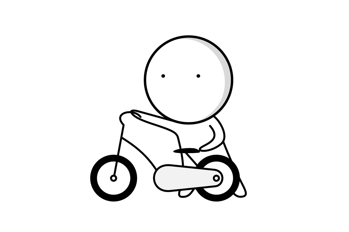 Motorcycle and scooter icons, an Icon by JK comics (Photo 4 of 5)