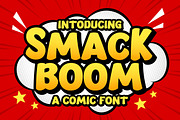 Smack Boom a Cartoon Font, a Font by Blankids Studio (Thumbnail 1 of 8)