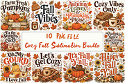 Cozy Fall Sublimation Bundle, a Seasonal Illustration by DreamPrint404 (Thumbnail 1 of 6)