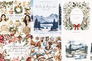 Winter & Christmas Mega Bundle 2000+, a Seasonal Illustration by PeDe Designs (Thumbnail 3 of 18)