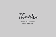 Warm Memories | Script Font Trio, a Script Font by Mr.Typeman (Thumbnail 8 of 8)
