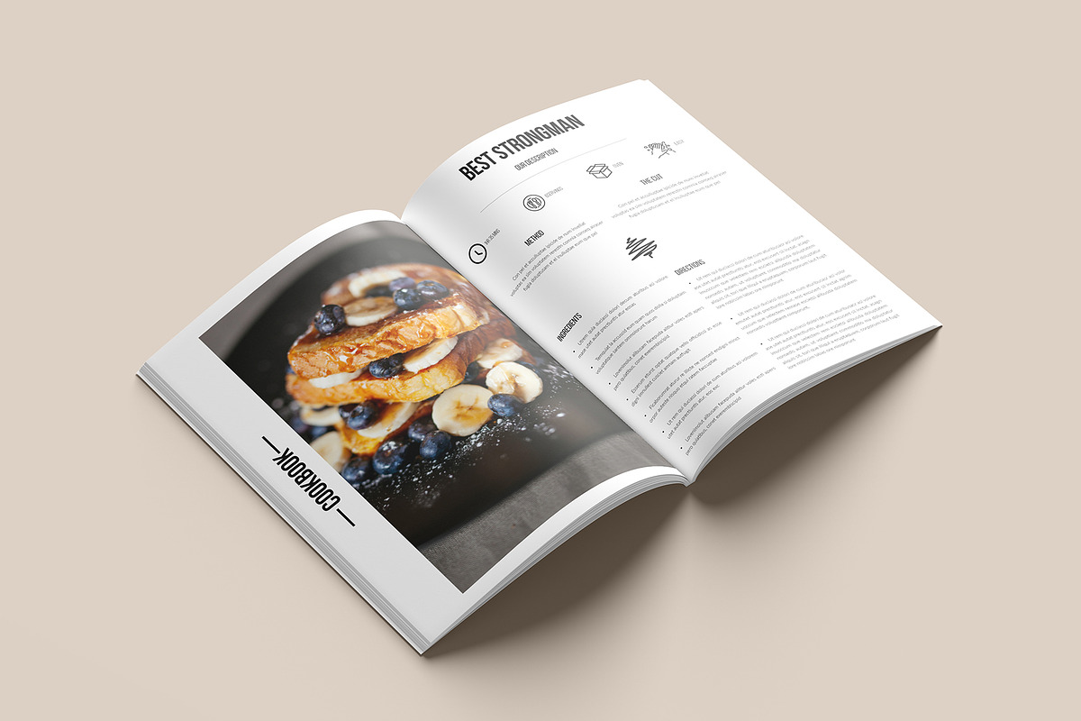 kitchen || Cookbook Template, a Brochure Template by GoldenGrid Studio (Photo 3 of 9)