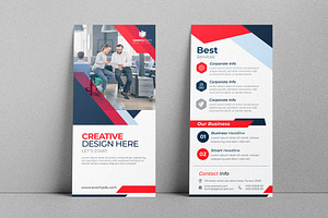 Clean DL Flyer With Red Accents, a Flyer Template by Cristal Pioneer