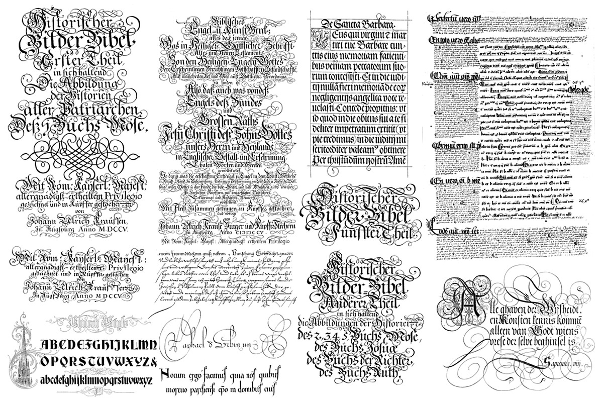 Historic Handwriting Overlays, a Texture Graphic by A Wandering Light