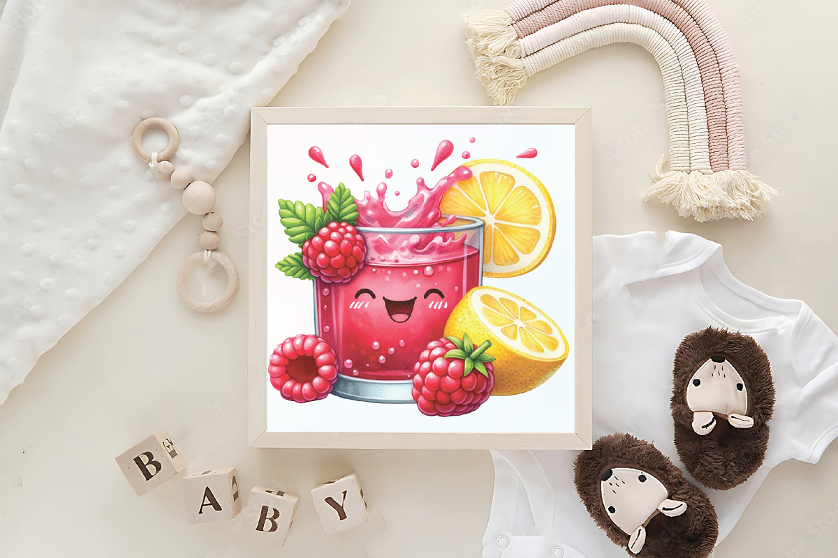 Watercolor Summer Fruit Clipart, an Illustration by CraftArtStudio (Photo 6 of 6)