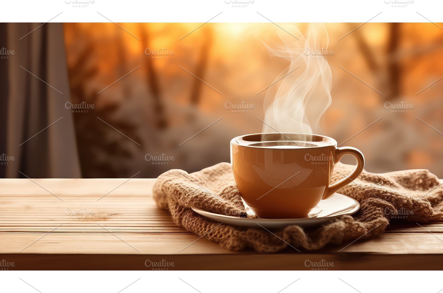cup hot coffee drink steamy ai, a Food & Drink Photo by pikepicture