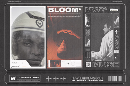 NVC | CYBERPUNK Instagram Templates