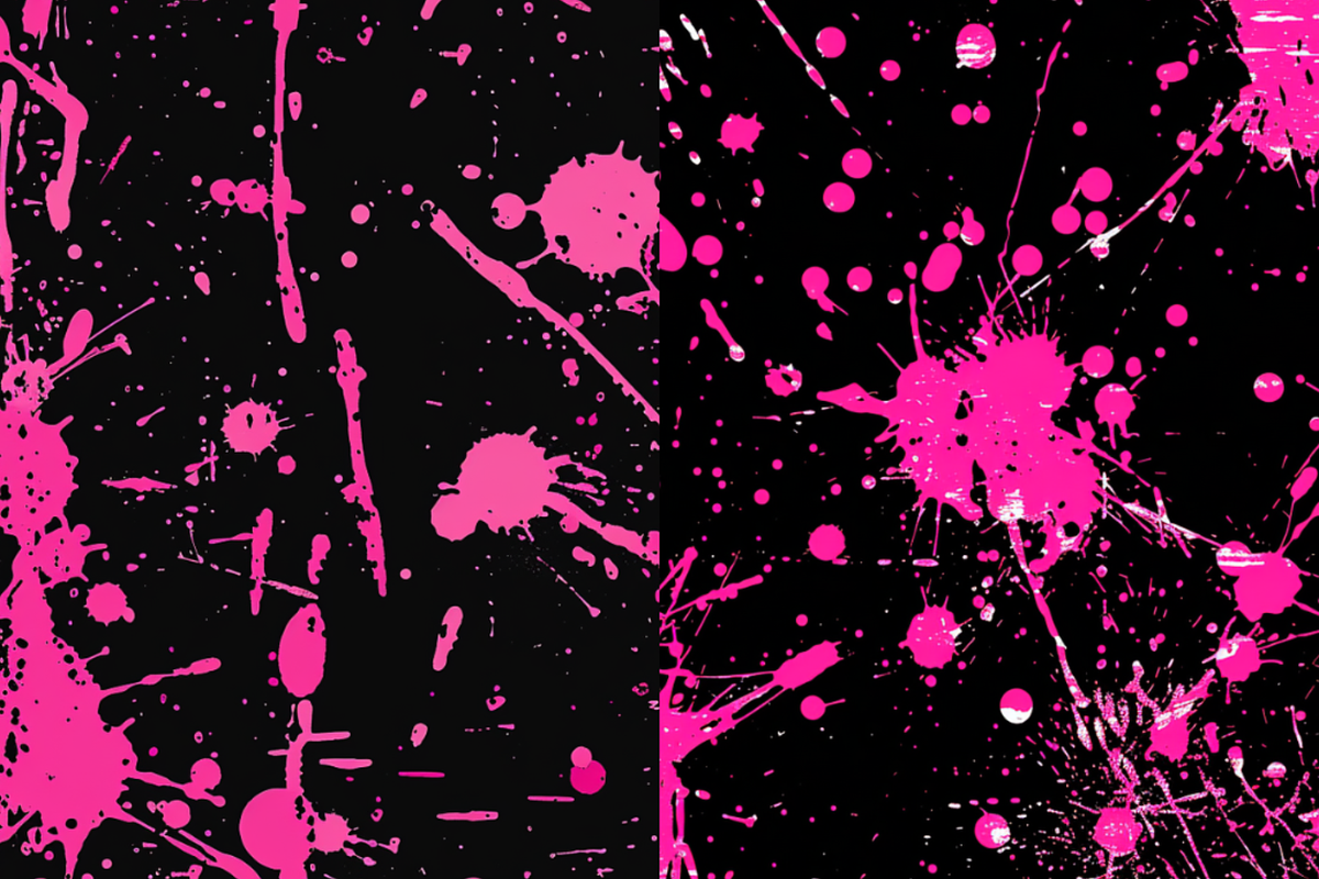 Pink Paint Splatter Seamless Pattern, a Pattern Graphic by PrintablesByFranklyn (Photo 2 of 6)