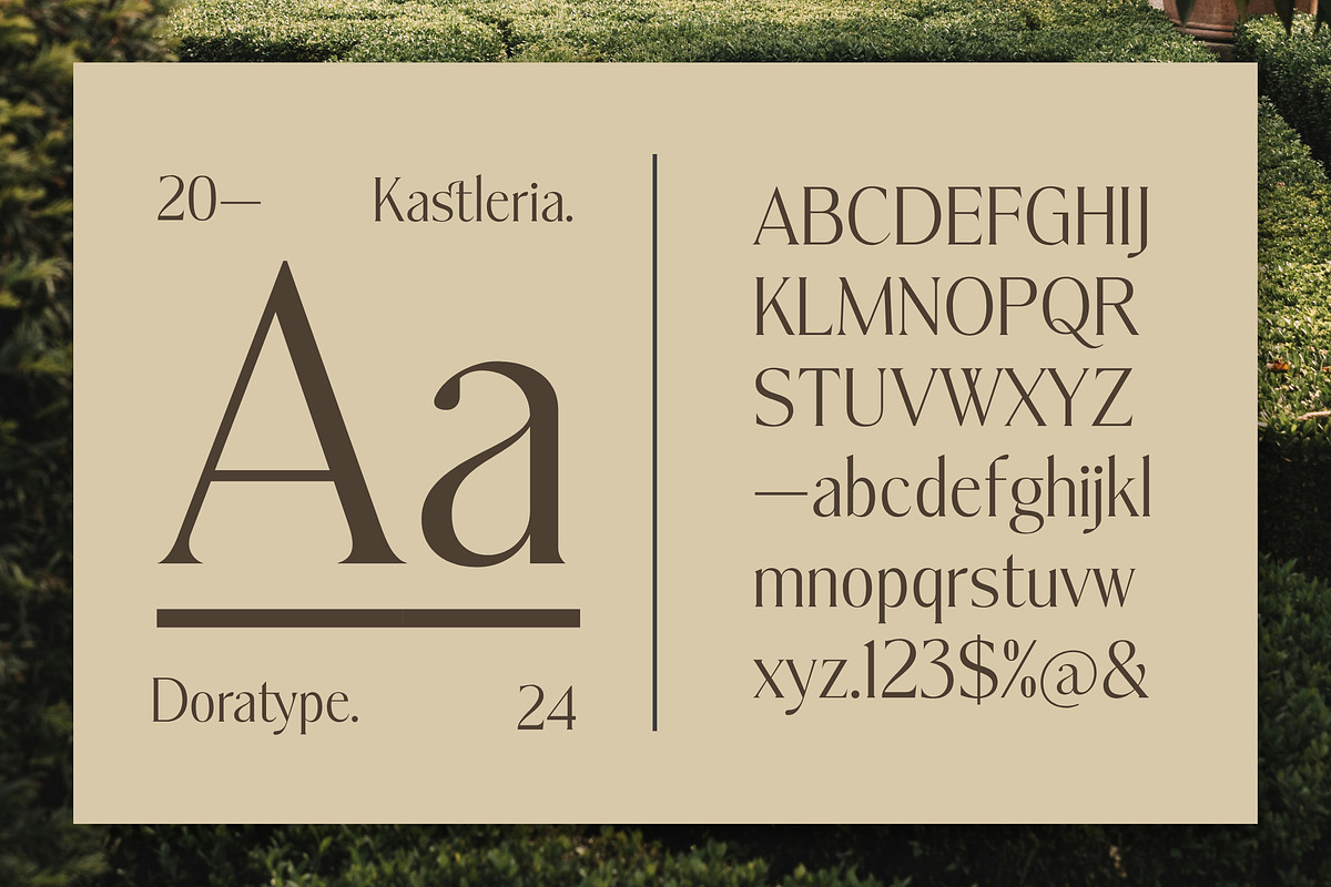 Kastleria - Luxury Serif, a Font by Dora Typefoundry (Photo 4 of 10)