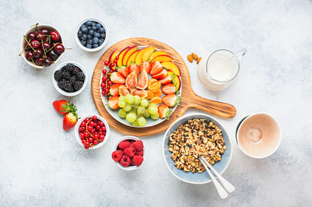 Raw vegan paleo granola stock photo containing gluten free and paleo diet