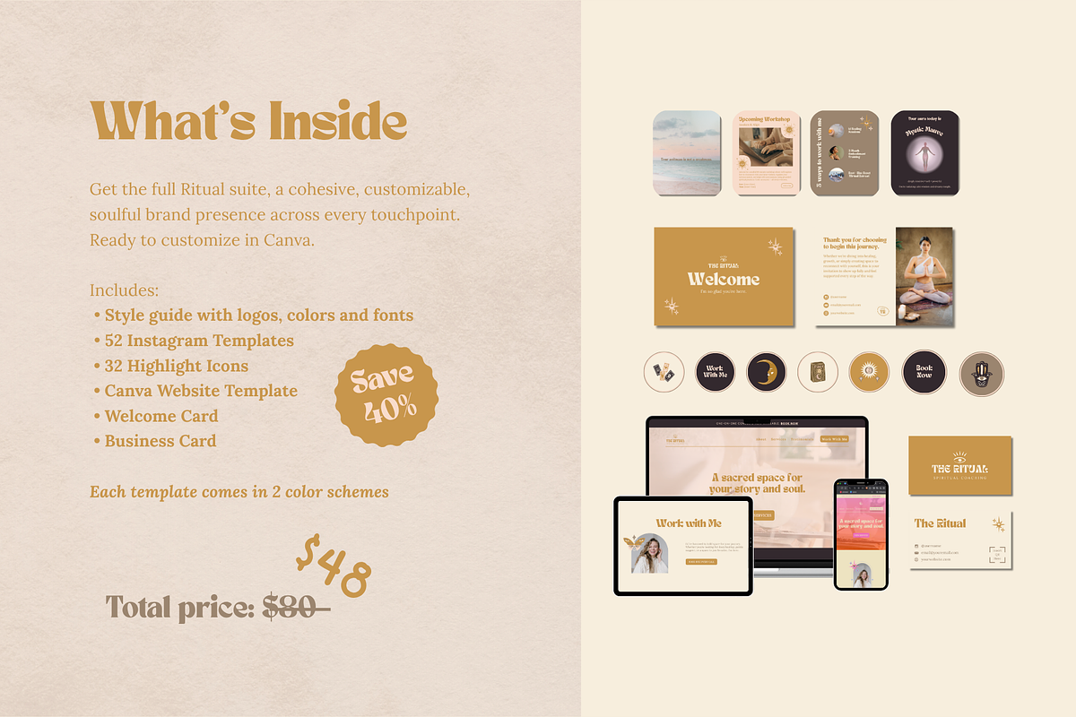 Editable Brand Kit - The Ritual preview 2