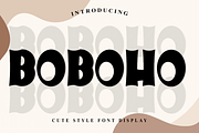 Boboho, a Script Font by InermediaSTUDIO (Thumbnail 1 of 8)