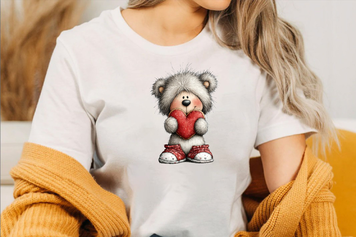 Whimsical Easter Teddy Bear Clipart, an Illustration by SVGArt (Photo 7 of 7)