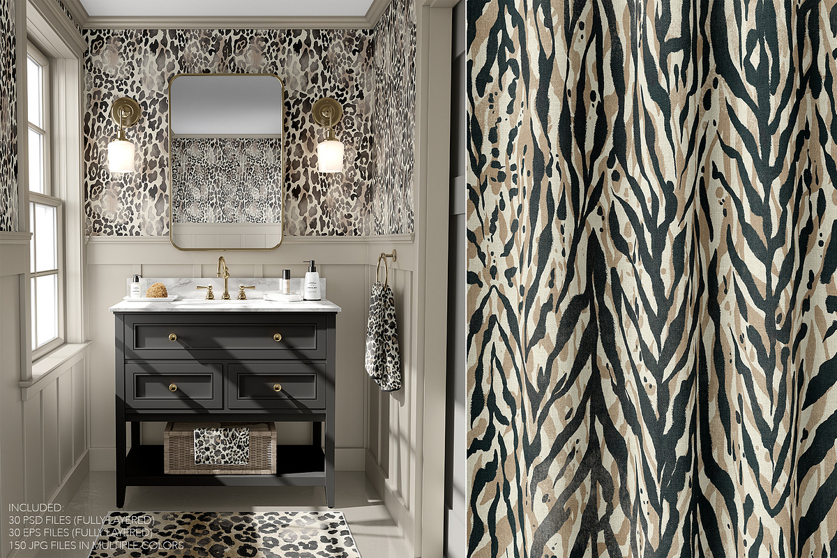 Animal Prints - Pattern Fabric Batik, a Pattern Graphic by Alisa Fimen Design (Photo 5 of 12)