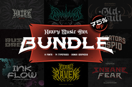 Heavy Music Fan Bundle! 75% OFF