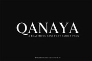 Qanaya Serif Font Family Pack, a Serif Font by Creativetacos (Thumbnail 1 of 12)