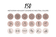 150 Neutral Highlight Covers, an Icon by Eike Creative (Thumbnail 3 of 7)