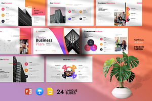 Business Plan Presentation Template, a Presentation Template by Dream-Lab