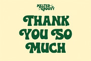 Melted Groovy Playful Display, a Sans Serif Font by Portocraft (Thumbnail 12 of 12)