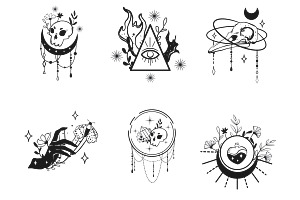 Tattoos Set 4 Procreate Brush Stamps