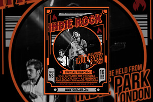 Indie Rock Flyer Tamplate