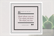 GRUNGE Social Media Quote Banners, a Social Media Template by Vova (Thumbnail 8 of 10)