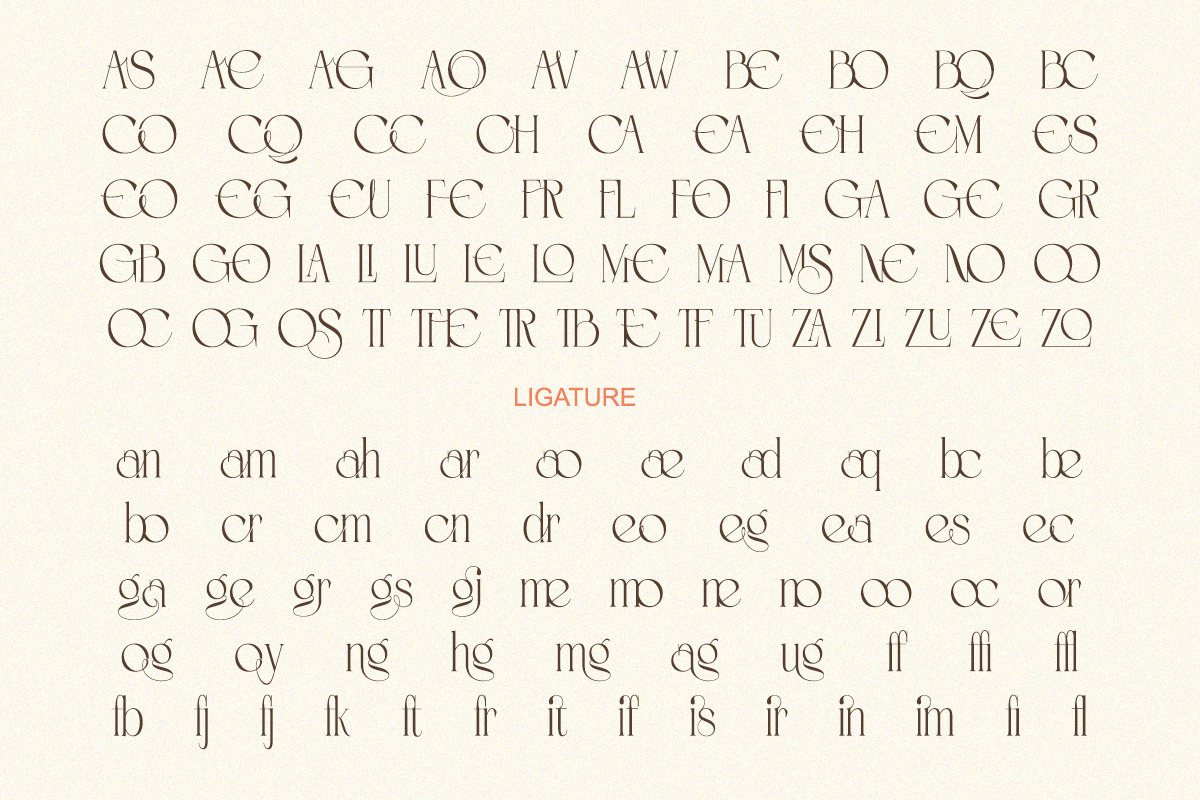 Roselight - Modern Elegant Display, a Serif Font by Qweera Studio (Photo 9 of 12)