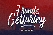 Fronds Getturing (50% Off), a Script Font by Gatype (Thumbnail 1 of 8)