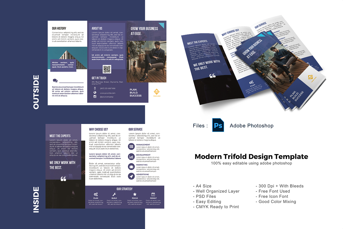 SALE | 36 BUNDLE TRIFOLD BROCHURE, a Brochure Template by rivatxfz (Photo 36 of 37)