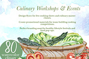 Salad Watercolor Clipart Set, a Food Illustration by ArtCreationsDesign (Thumbnail 11 of 13)