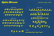 Hello Youthen, a Script Font by Vintage Division (Thumbnail 10 of 10)