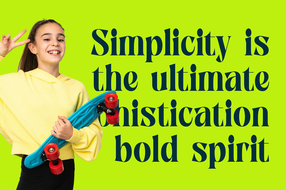 Zefta Bold Tall Modern Serif Font, a Serif Font by timelesstype.co (Photo 12 of 20)