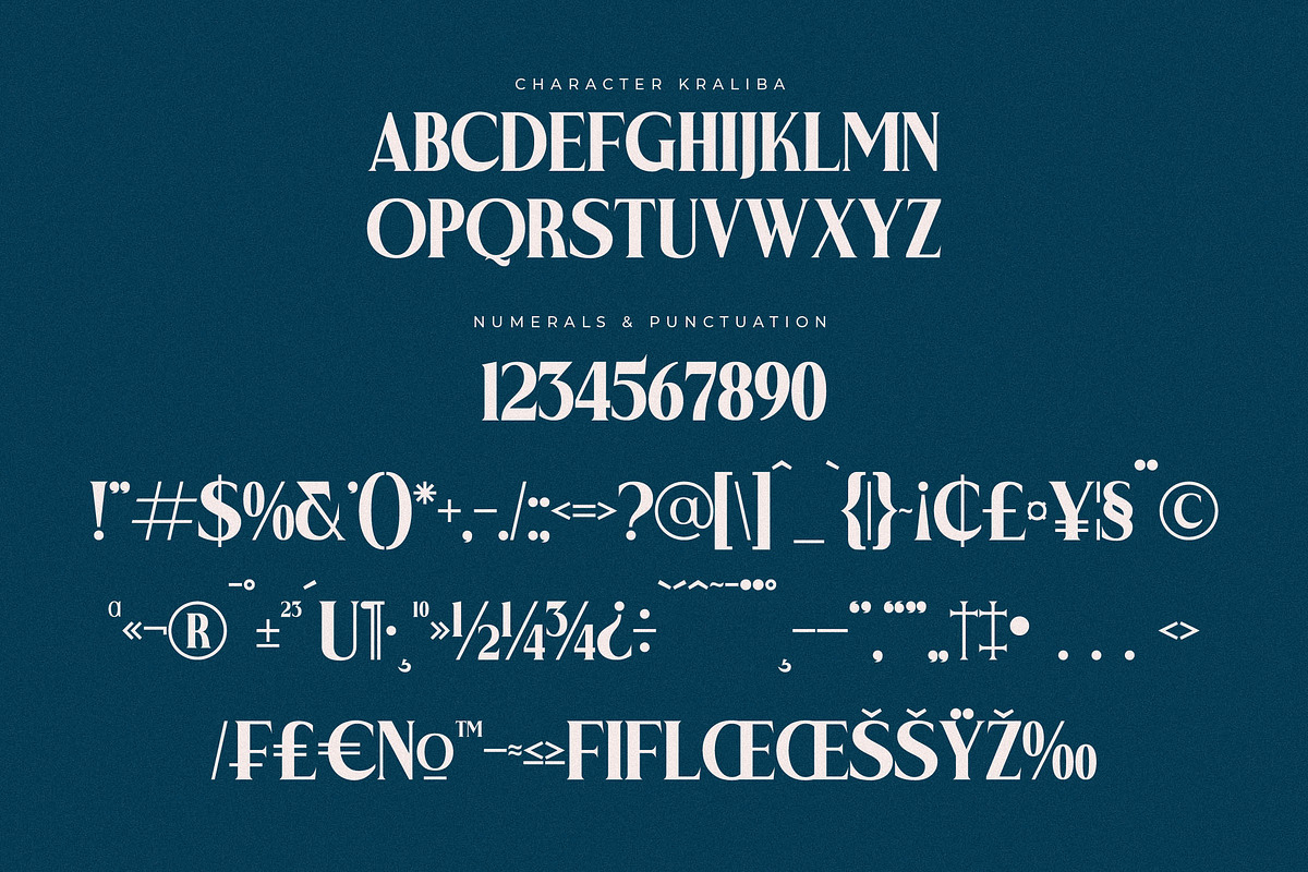 Kraliba Modern Display Serif, a Serif Font by Letterena Studios (Photo 13 of 15)