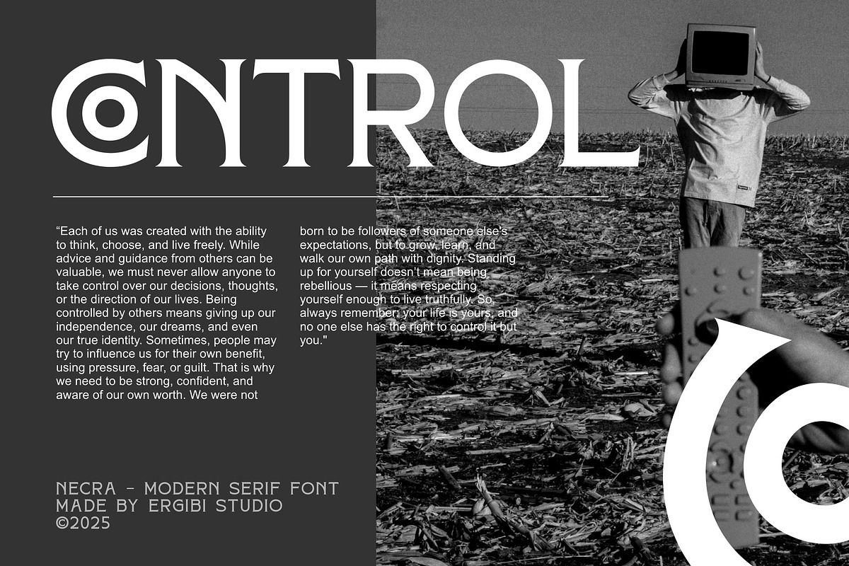 Necra - Modern Serif, a Serif Font by ErgibiStudio (Photo 5 of 12)