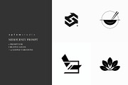 Prompt for creative logos, an Object Graphic by AS Studio (Thumbnail 1 of 7)