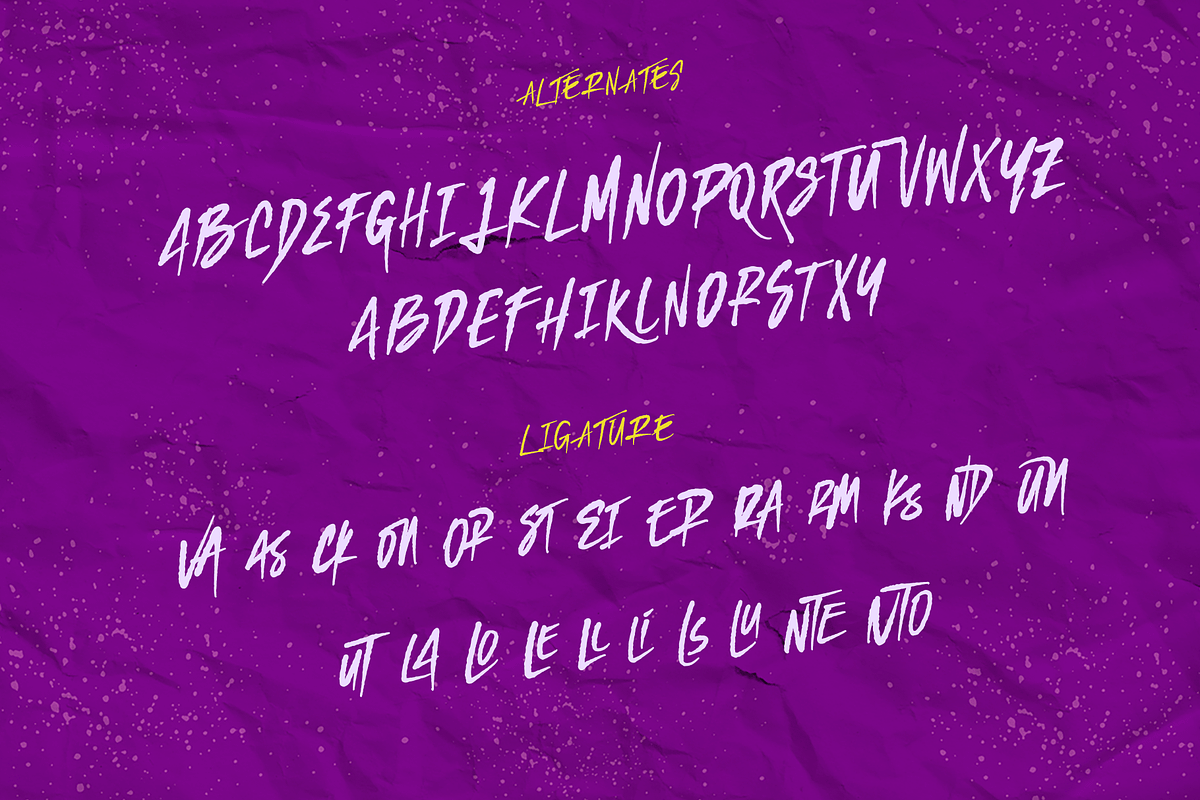 Linkbrush – A Street Brush Font, a Script Font by overlaytemplates (Photo 5 of 5)