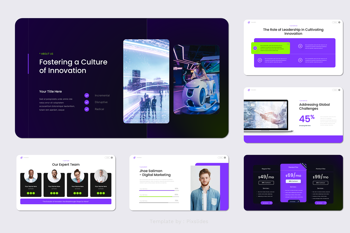 Business Innovation PowerPoint, a Presentation Template by Pixslides (Photo 4 of 7)