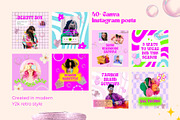 Retro & Y2K Instagram Template Pack, a Social Media Template by Sofico (Thumbnail 5 of 10)