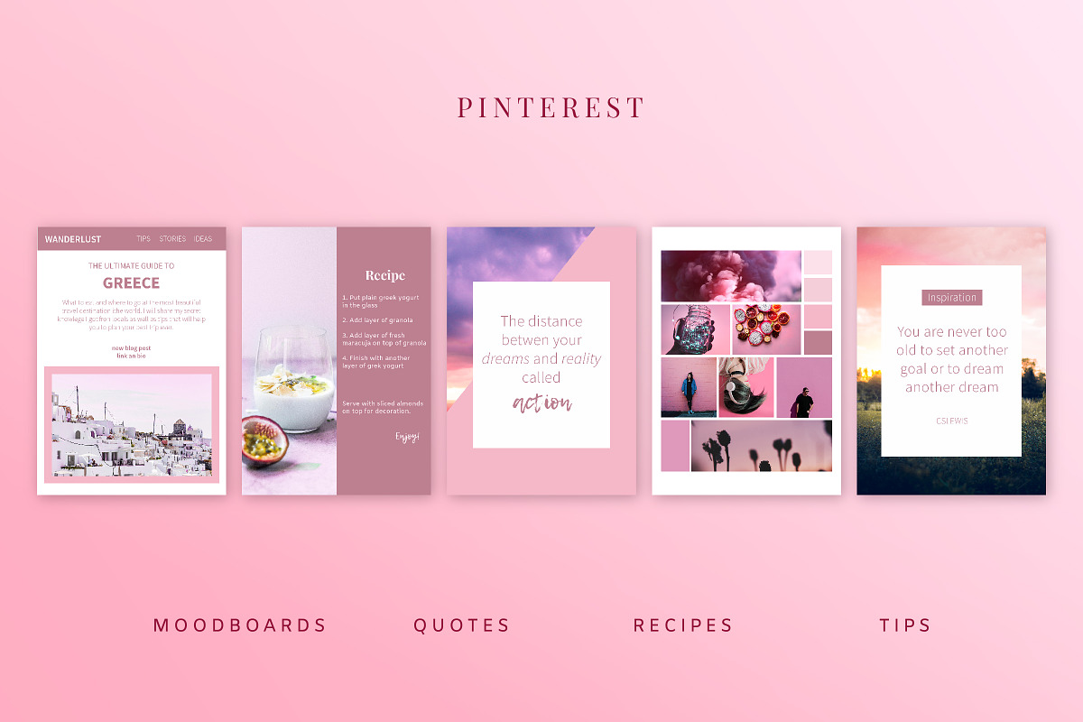 PINK | Social Media Templates Pack, a Social Media Template by Nassiie (Photo 3 of 9)