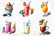 Easter drinks sublimation clipart, an Illustration by RobertsArt (Thumbnail 3 of 7)