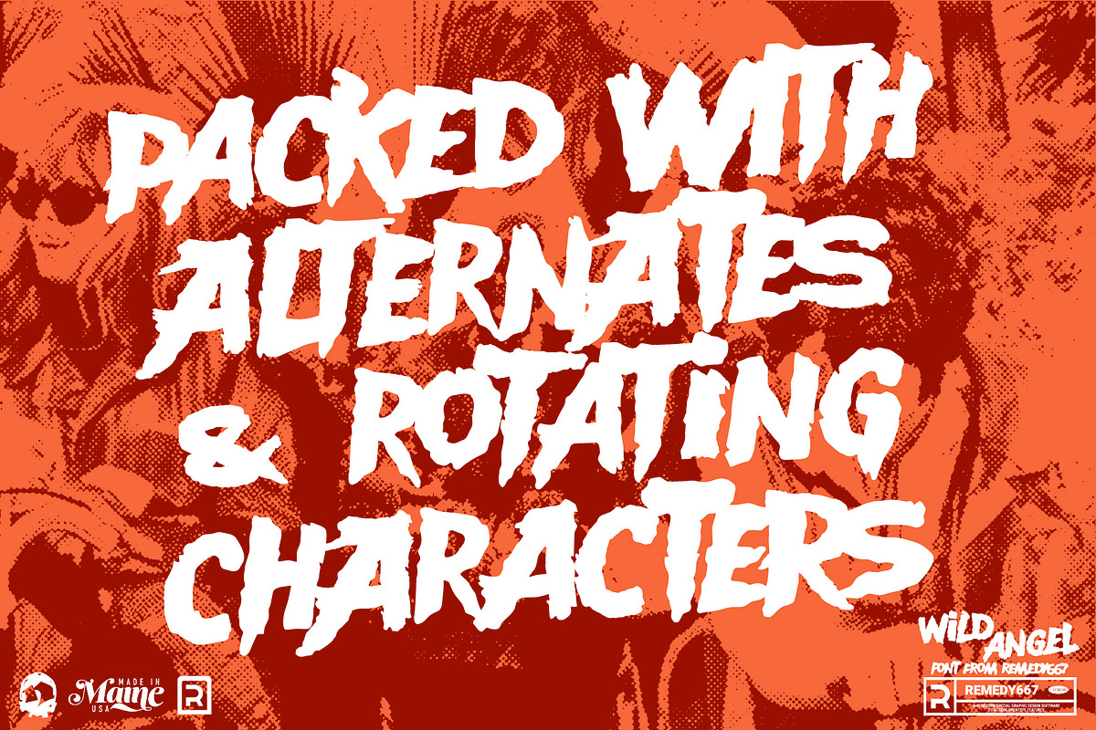 Wild Agel - Summertime Biker Font, a Handwritten Font by Remedy667 (Photo 5 of 10)