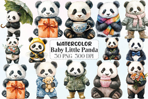 Panda Baby Panda Little Panda PNG, an Illustration by CraftArtStudio
