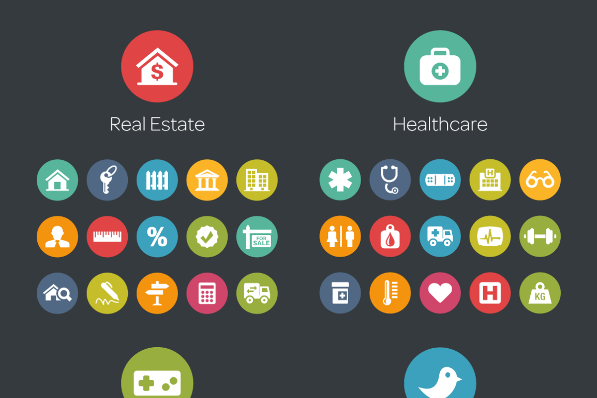 Circle Icons Bundle preview 5