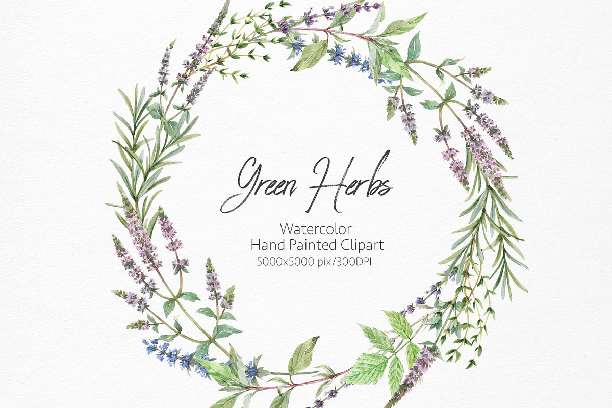 Watercolor floral wreath. Hand Paint, a Graphic by Lembrik's Artworks (Photo 1 of 2)