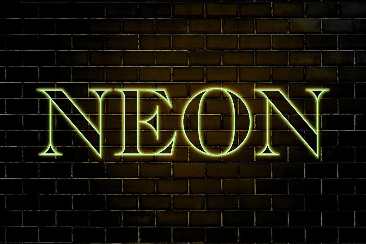 Neon Text Effect, a Layer Style Add-On by CraftingStudio (Photo 2 of 4)