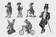 Fashion Animal characters Drawing, an Animal Illustration by Arthur Balitskiy (Thumbnail 2 of 2)