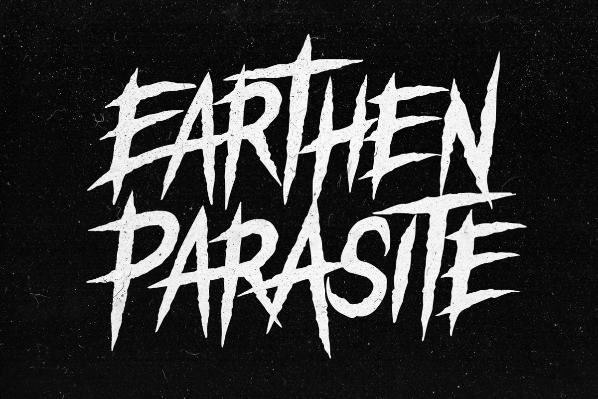 Earthen Parasite - Horror Font, a Font by The Branded Quotes (Photo 1 of 6)