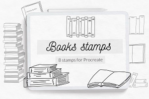 Book Stamp Brushes For Procreate