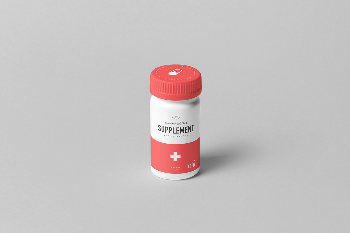 Supplement Jar & Box Mock-Up 4, a Packaging Mockup by Yogurt86 (Photo 9 of 11)